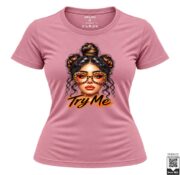 Try Me Leopard Glasses Women's T-Shirt - Image 7