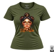 Try Me Leopard Glasses Women's T-Shirt - Image 8