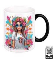Floral Girl Magic Coffee Mug