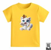 Crochet Cat Butterfly T-Shirt - Image 11
