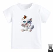 Crochet Cat Butterfly T-Shirt - Image 13
