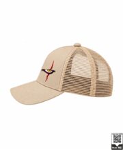 Beige Evil Eyes Design Cap - Image 2