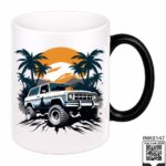 Off-Road Vintage SUV Magic Coffee Mug