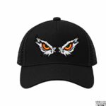 Black Fierce Owl Eyes Cap