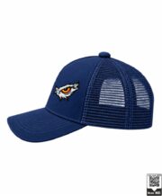 Navy Blue Fierce Owl Eyes Cap - Image 2