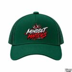 Forest Green Mindset Matters Crown Cap