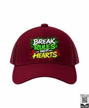 Maroon Break Rules Not Hearts Cap