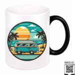 Sunset Beach Van Magic Coffee Mug