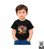 Western Desert Cross Kids T-Shirt - Image 5