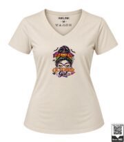 October Girl Halloween Women's Red V-Neck T-Shirt - Image 6