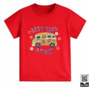 Let's Take A Trip Retro Van T-Shirt - Image 11