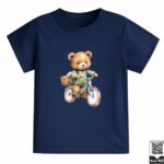Teddy Bear Riding Bicycle T-Shirt