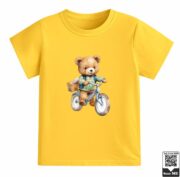 Teddy Bear Riding Bicycle T-Shirt - Image 9