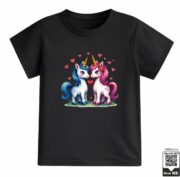 Cute Couple Unicorns T-Shirt