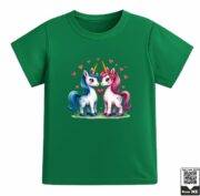 Cute Couple Unicorns T-Shirt - Image 6