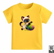 Knitted Cat With Yarn T-Shirt - Image 10