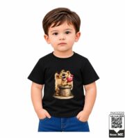 Cute Leopard Hearts Kids T-Shirt