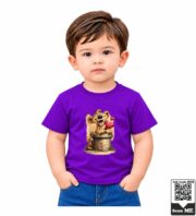 Cute Leopard Hearts Kids T-Shirt - Image 2