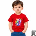 Paint Splash Bear Kids T-Shirt