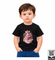 Unicorn Teacup Kids T-Shirt - Image 4