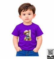 Peeking Cat Post Kids T-Shirt - Image 2