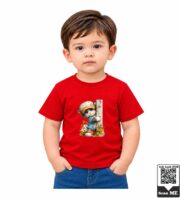 Peeking Cat Post Kids T-Shirt - Image 4