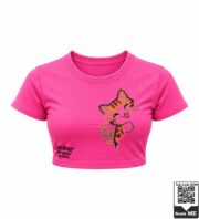 Playful Cat Crop Top - Image 2