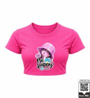 Be Happy Crop Top - Image 2